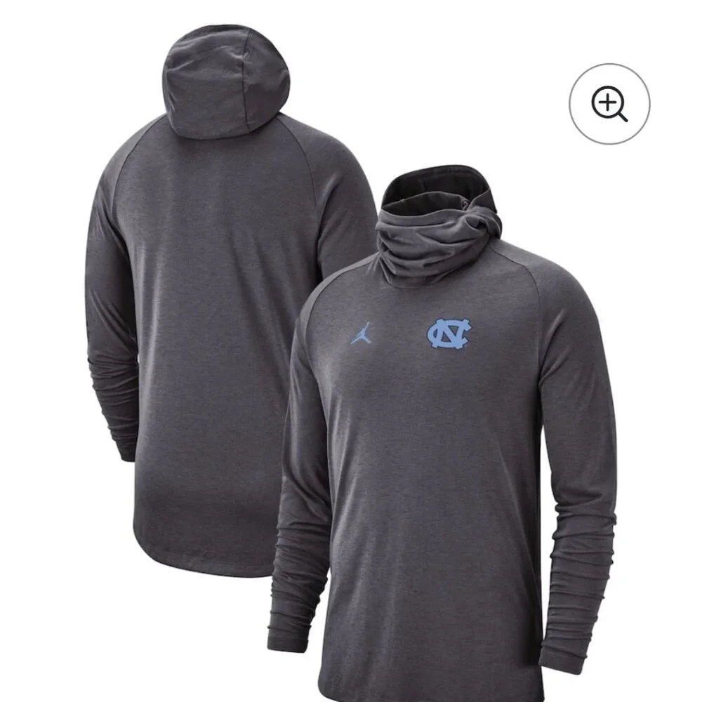 ⭐ Michael Jordan Men's N.C. Tar Heels Pullover Bala Hoodie Small